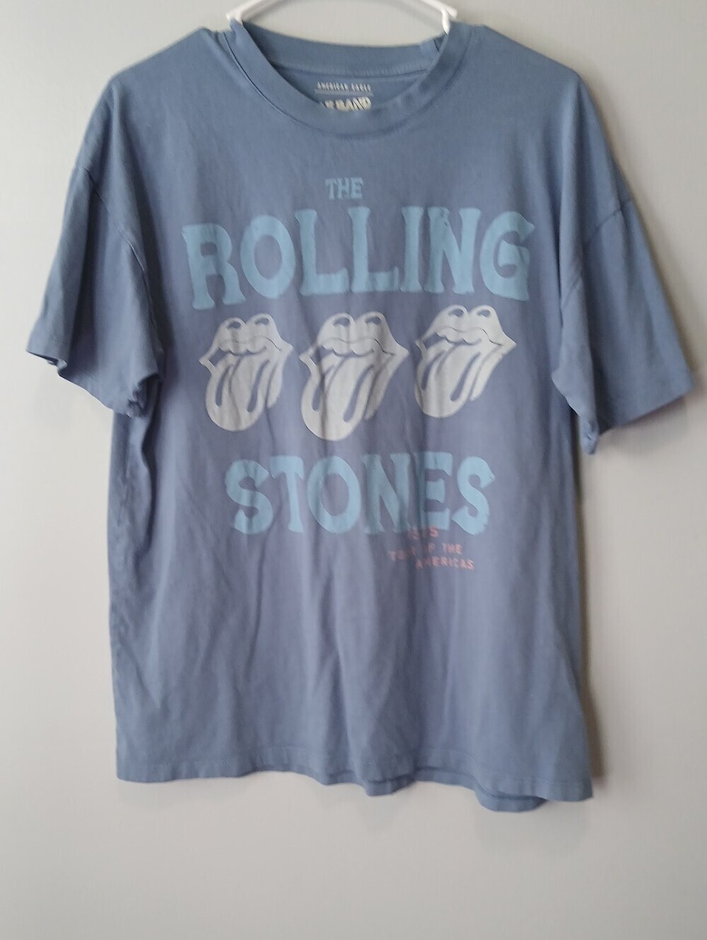 Rolling Stones 1975 Tour Of The Americas T-shirt Mens XS